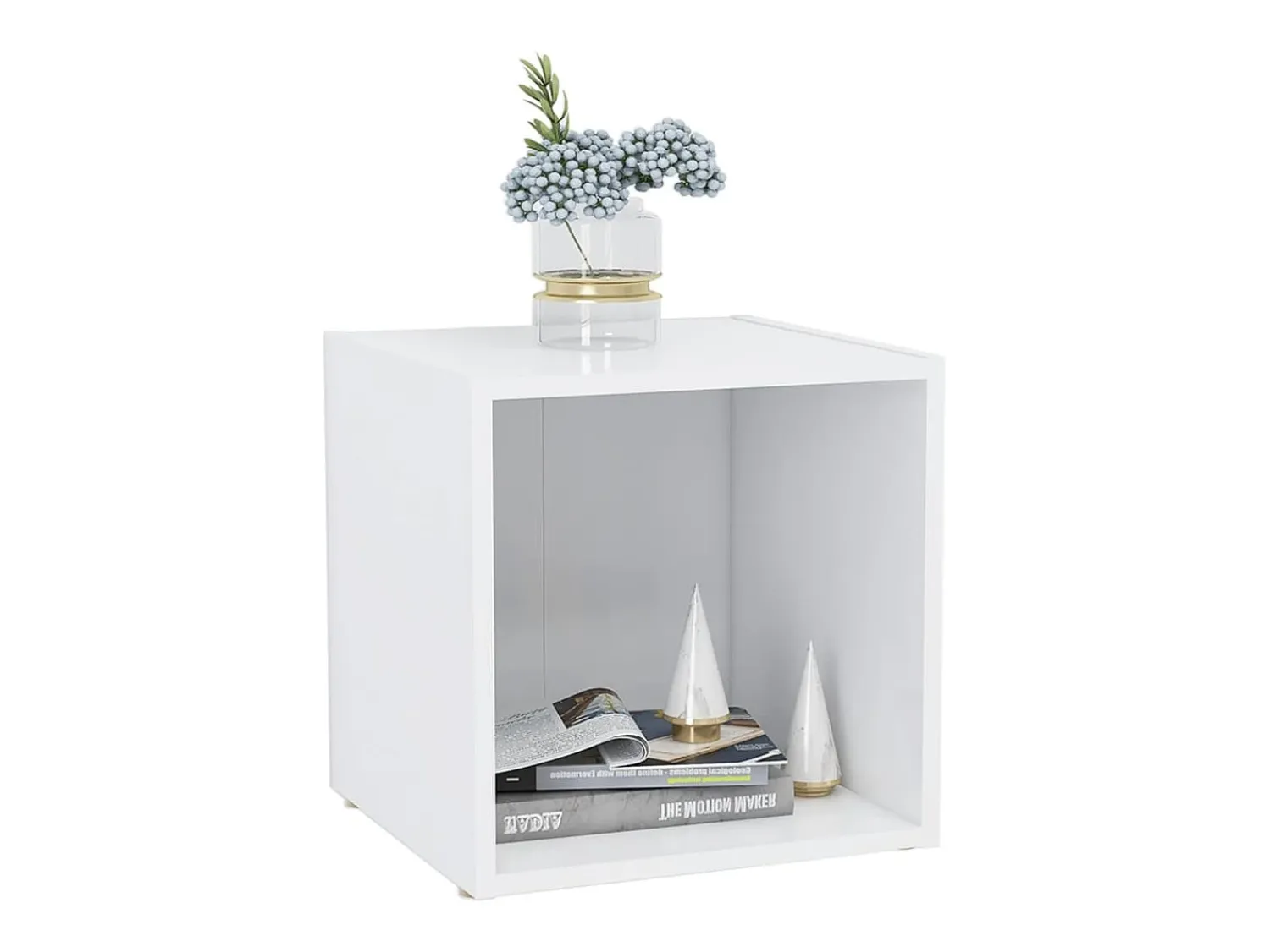 Móvel De Tv| Móvel de TV 37x35x37 cm contraplacado PT527736 Branco
