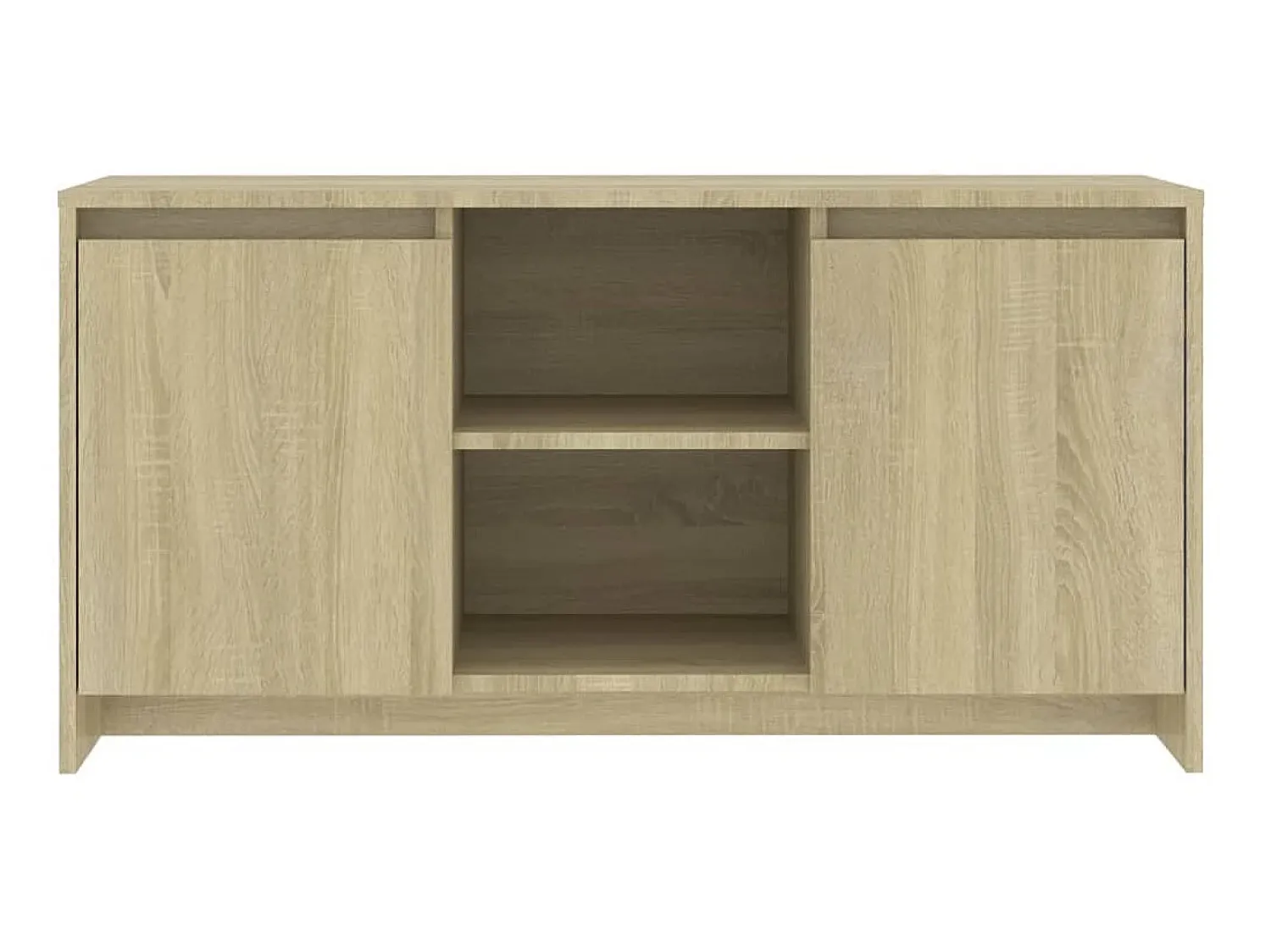 New Móvel de TV 102x37,5x52,5 cm contraplacado cor carvalho sonoma PT558951 Castanho