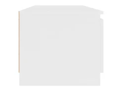 Móvel De Tv* Móvel de TV 140x40x35,5 cm contraplacado PT376989 Branco