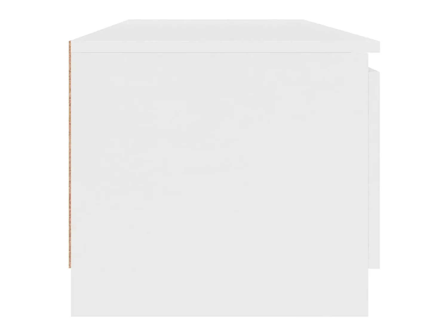 Móvel De Tv* Móvel de TV 140x40x35,5 cm contraplacado PT376989 Branco