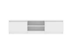 Móvel De Tv* Móvel de TV 140x40x35,5 cm contraplacado PT376989 Branco
