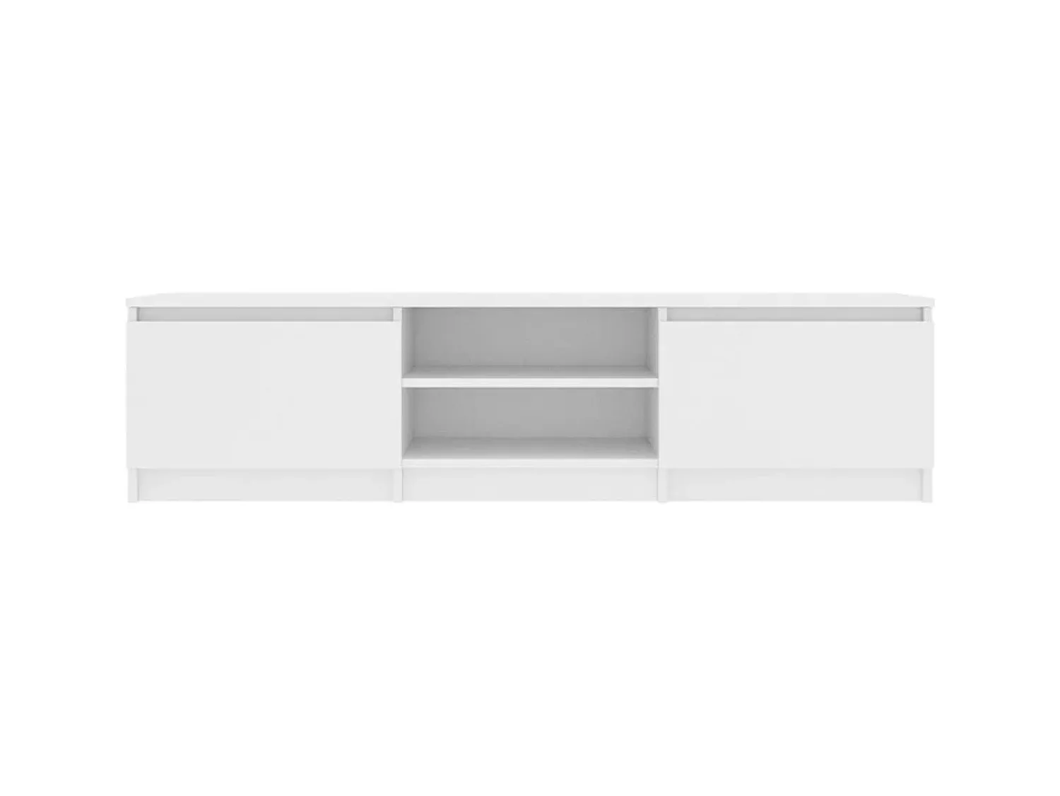 Móvel De Tv* Móvel de TV 140x40x35,5 cm contraplacado PT376989 Branco