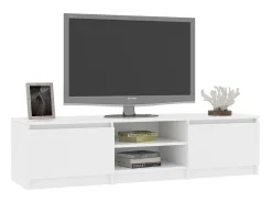 Móvel De Tv* Móvel de TV 140x40x35,5 cm contraplacado PT376989 Branco