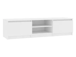 Móvel De Tv* Móvel de TV 140x40x35,5 cm contraplacado PT376989 Branco