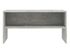 New Móvel de TV 80x40x40 cm contraplacado cimento PT877386 Cinzento