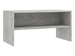 New Móvel de TV 80x40x40 cm contraplacado cimento PT877386 Cinzento