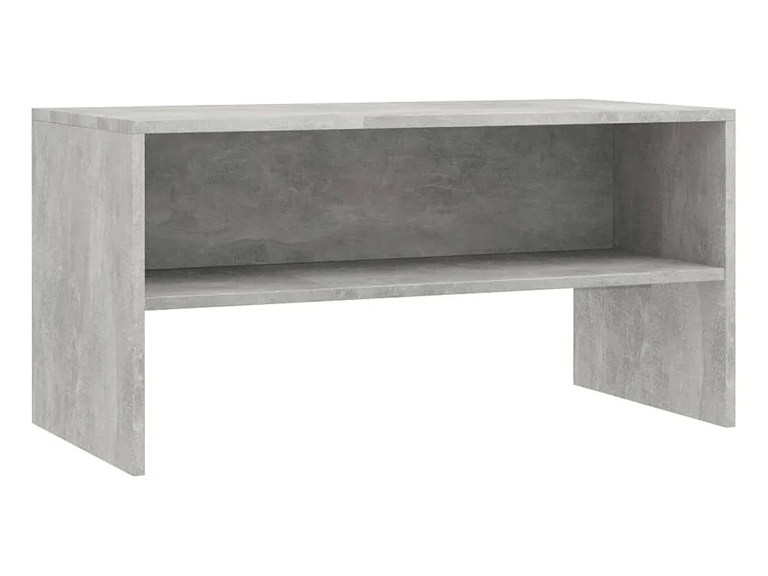 New Móvel de TV 80x40x40 cm contraplacado cimento PT877386 Cinzento