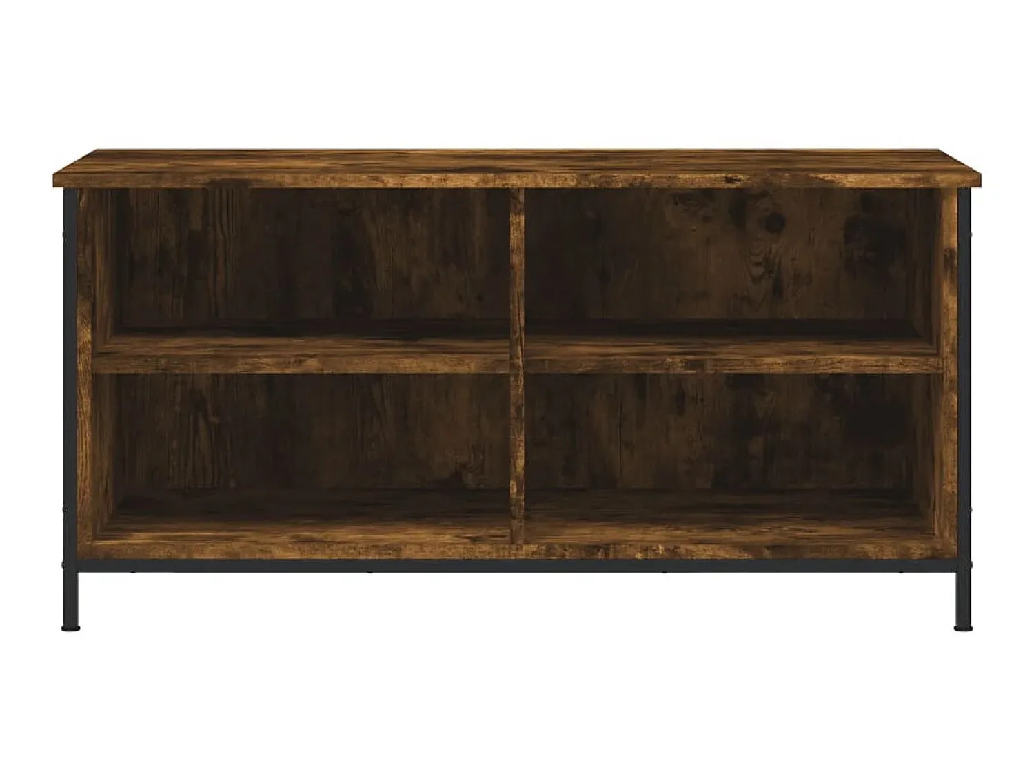 Móvel De Tv* Móvel de TV 100x40x50 cm derivados de madeira carvalho fumado PT667318 Castanho