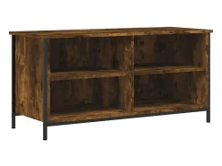 Móvel De Tv* Móvel de TV 100x40x50 cm derivados de madeira carvalho fumado PT667318 Castanho