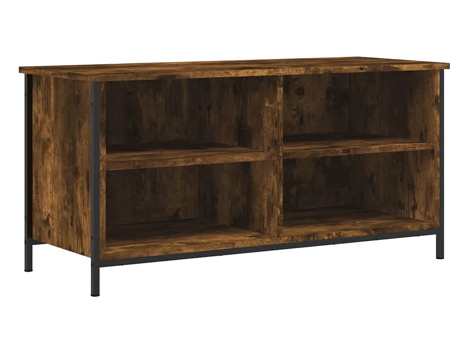 Móvel De Tv* Móvel de TV 100x40x50 cm derivados de madeira carvalho fumado PT667318 Castanho