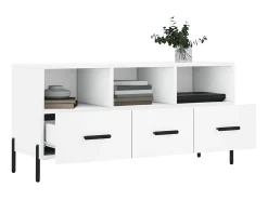 Best Móvel de TV 102x36x50 cm derivados de madeira PT286588 Branco