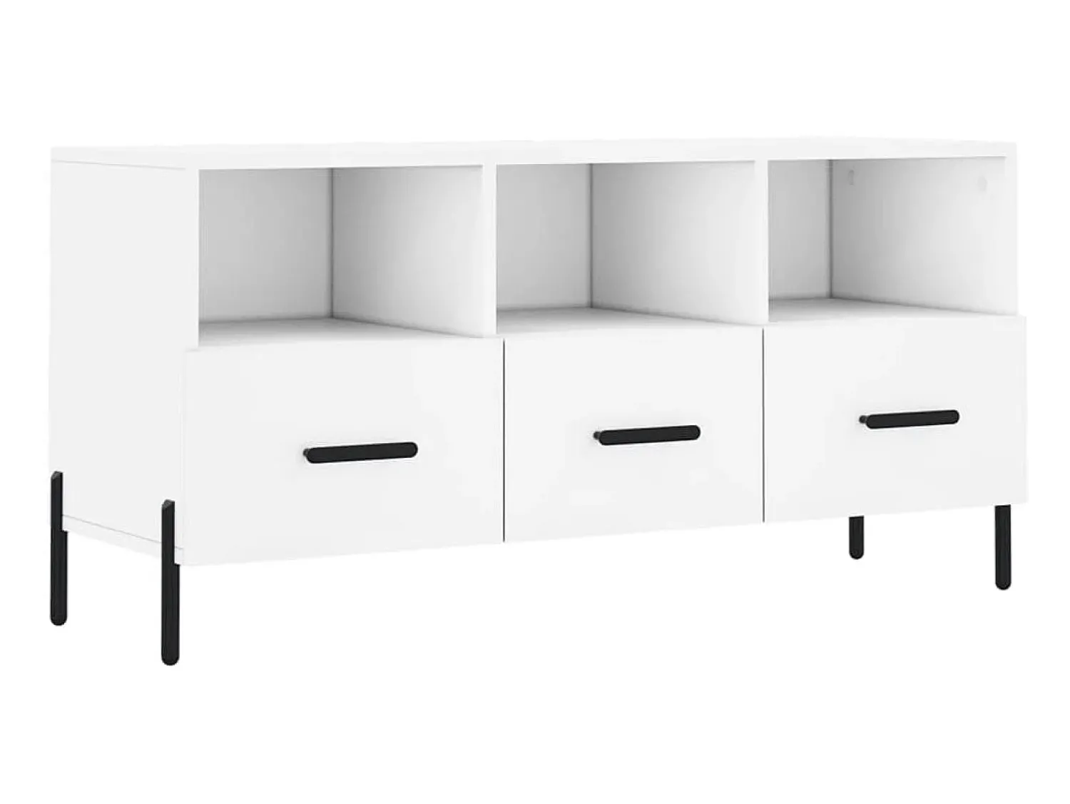 Best Móvel de TV 102x36x50 cm derivados de madeira PT286588 Branco