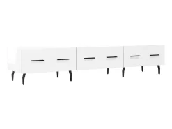Móvel de TV 150x36x30 cm derivados de madeira brilhante PT219112^ Móvel De Tv