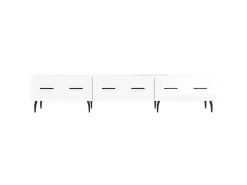 Móvel de TV 150x36x30 cm derivados de madeira brilhante PT219112^ Móvel De Tv