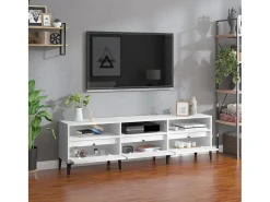 Móvel De Tv* Móvel de TV 150x30x44,5 cm derivados de madeira PT744439 Branco