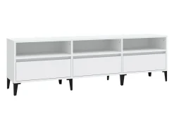 Móvel De Tv* Móvel de TV 150x30x44,5 cm derivados de madeira PT744439 Branco