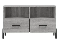 Móvel De Tv| Móvel de TV 80x36x50 cm derivados de madeira sonoma PT751855 Cinzento