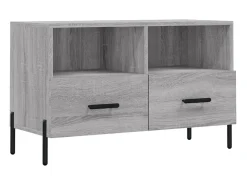 Móvel De Tv| Móvel de TV 80x36x50 cm derivados de madeira sonoma PT751855 Cinzento