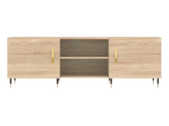 Móvel de TV 150x30x50 cm derivados de madeira carvalho sonoma PT476293^ Móvel De Tv