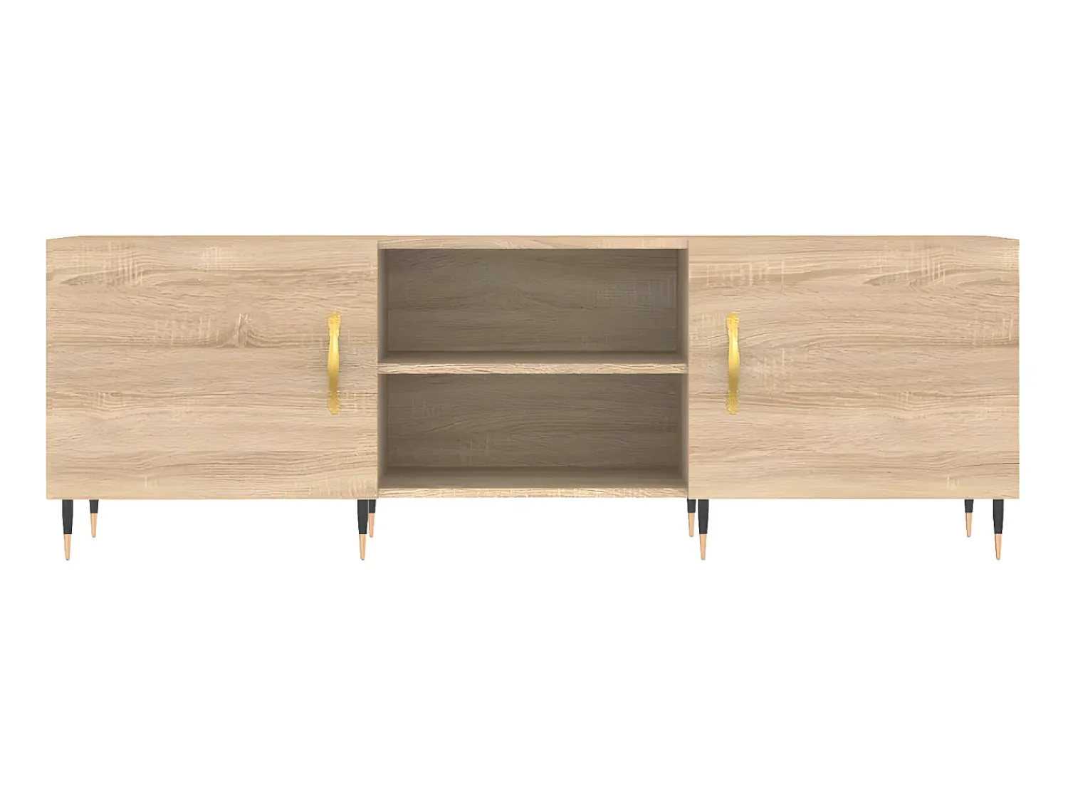 Móvel de TV 150x30x50 cm derivados de madeira carvalho sonoma PT476293^ Móvel De Tv