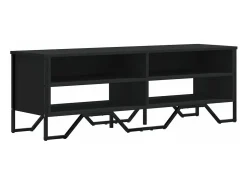 Outlet Móvel de TV 122x34x41 cm derivados de madeira PT123060 Preto