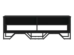 Outlet Móvel de TV 122x34x41 cm derivados de madeira PT123060 Preto