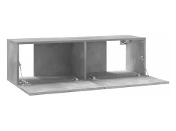 Móvel De Tv|vidaxl Móvel de TV 100x30x30 cm derivados de madeira cimento Cinzento
