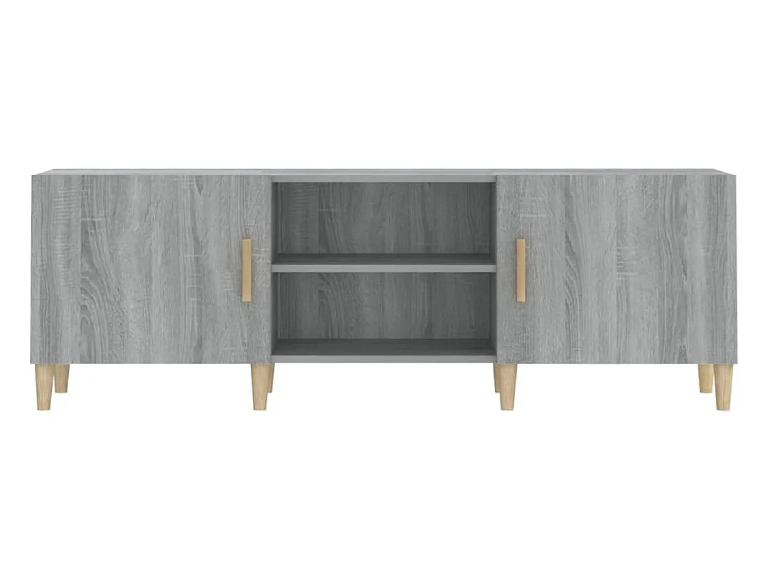 Móvel de TV 150x30x50 cm derivados de madeira sonoma PT128831^ Móvel De Tv
