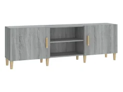 Móvel de TV 150x30x50 cm derivados de madeira sonoma PT128831^ Móvel De Tv