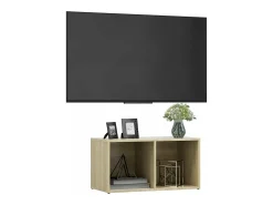 New Móvel de TV 72x35x36,5 cm derivados de madeira carvalho sonoma PT686981 Castanho