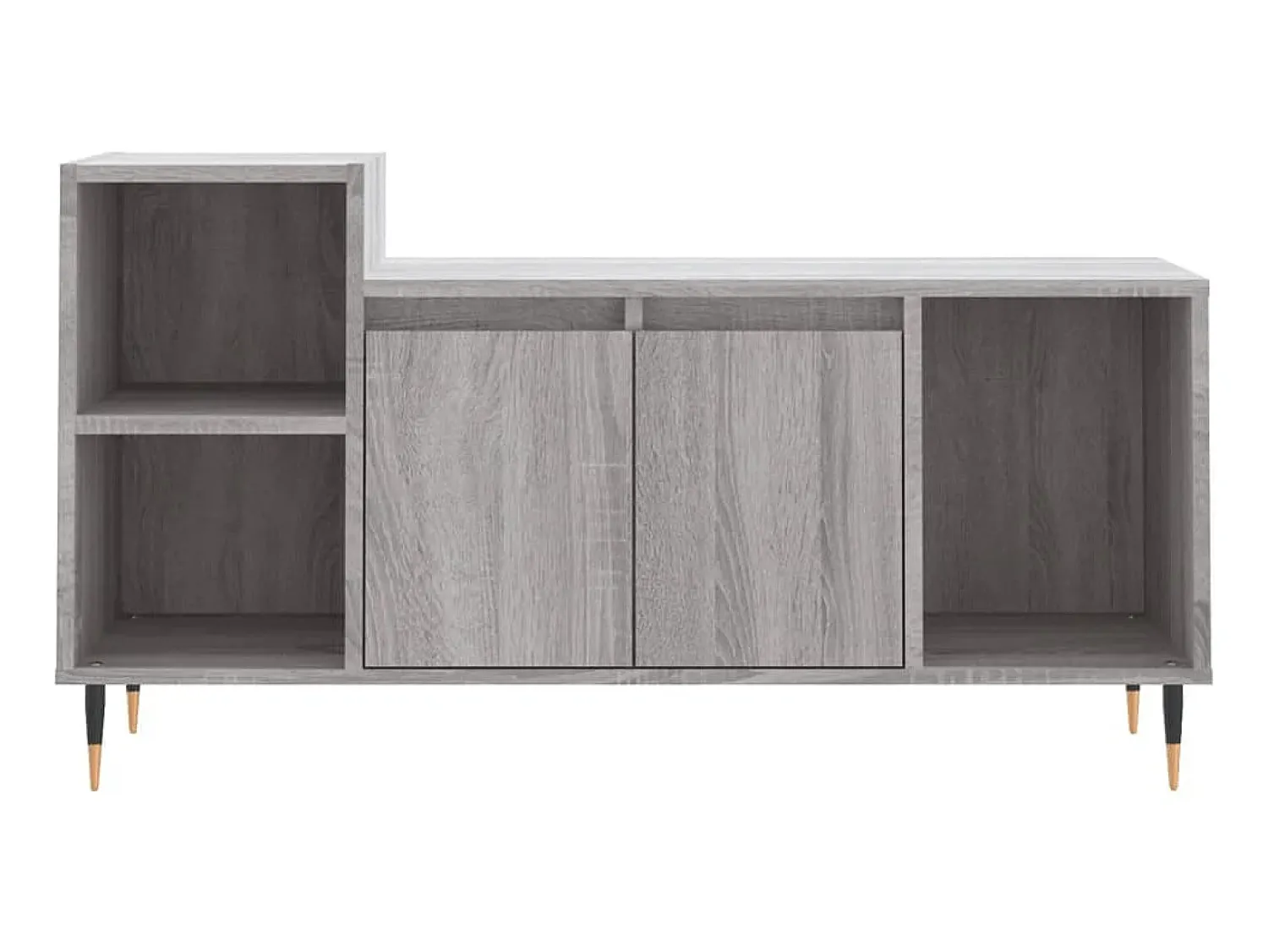 Online Móvel de TV 100x35x55 cm derivados de madeira sonoma PT500706 Cinzento