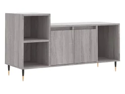 Online Móvel de TV 100x35x55 cm derivados de madeira sonoma PT500706 Cinzento