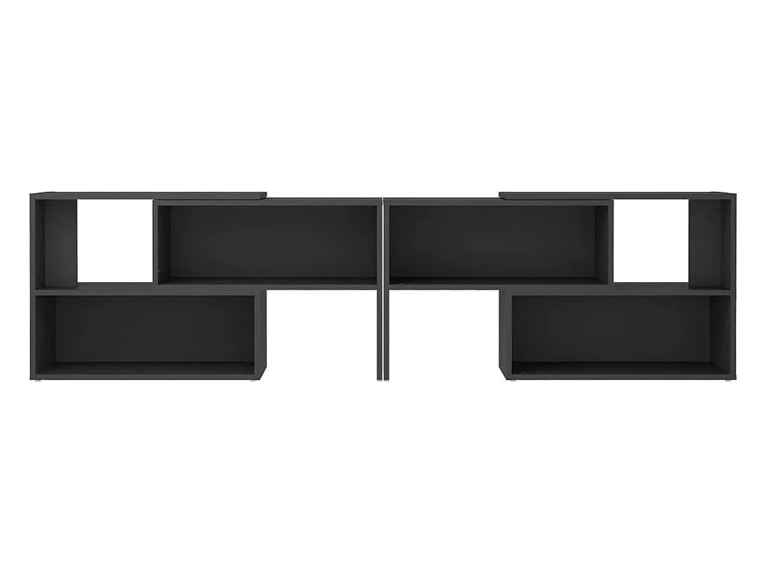 Móvel De Tv* Móvel de TV 149x30x52 cm derivados de madeira cinza PT677423 Cinzento