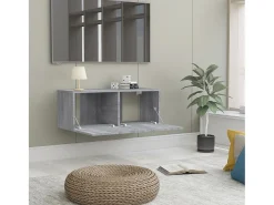 Sale Móvel de TV 80x30x30 cm derivados de madeira sonoma PT818190 Cinzento
