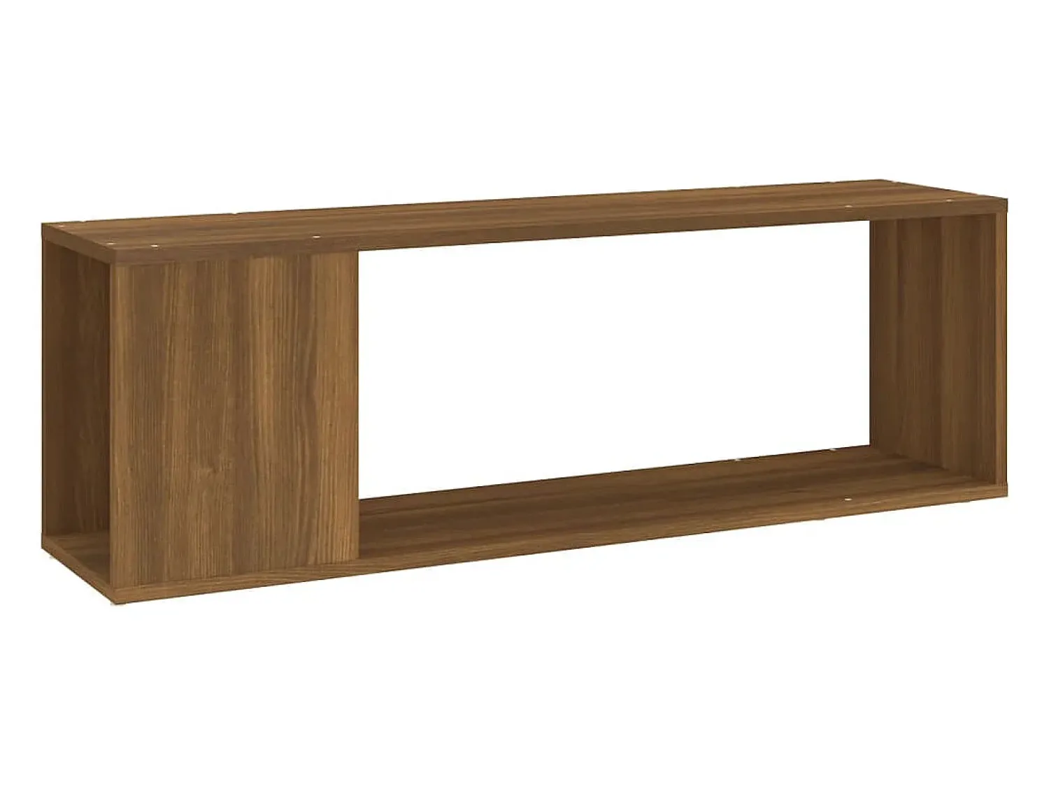 Móvel De Tv*vidaxl Móvel de TV 100x24x32 cm derivados madeira carvalho Castanho