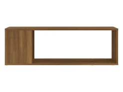 Móvel De Tv*vidaxl Móvel de TV 100x24x32 cm derivados madeira carvalho Castanho