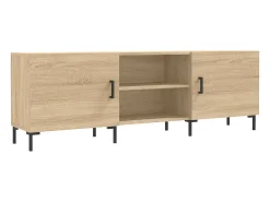 Móvel De Tv* Móvel de TV 150x30x50 cm derivados de madeira carvalho sonoma PT687168 Castanho