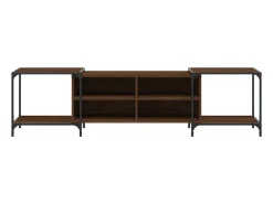 Móvel De Tv| Móvel de TV 203x37x50 cm derivados de madeira carvalho PT584754 Castanho