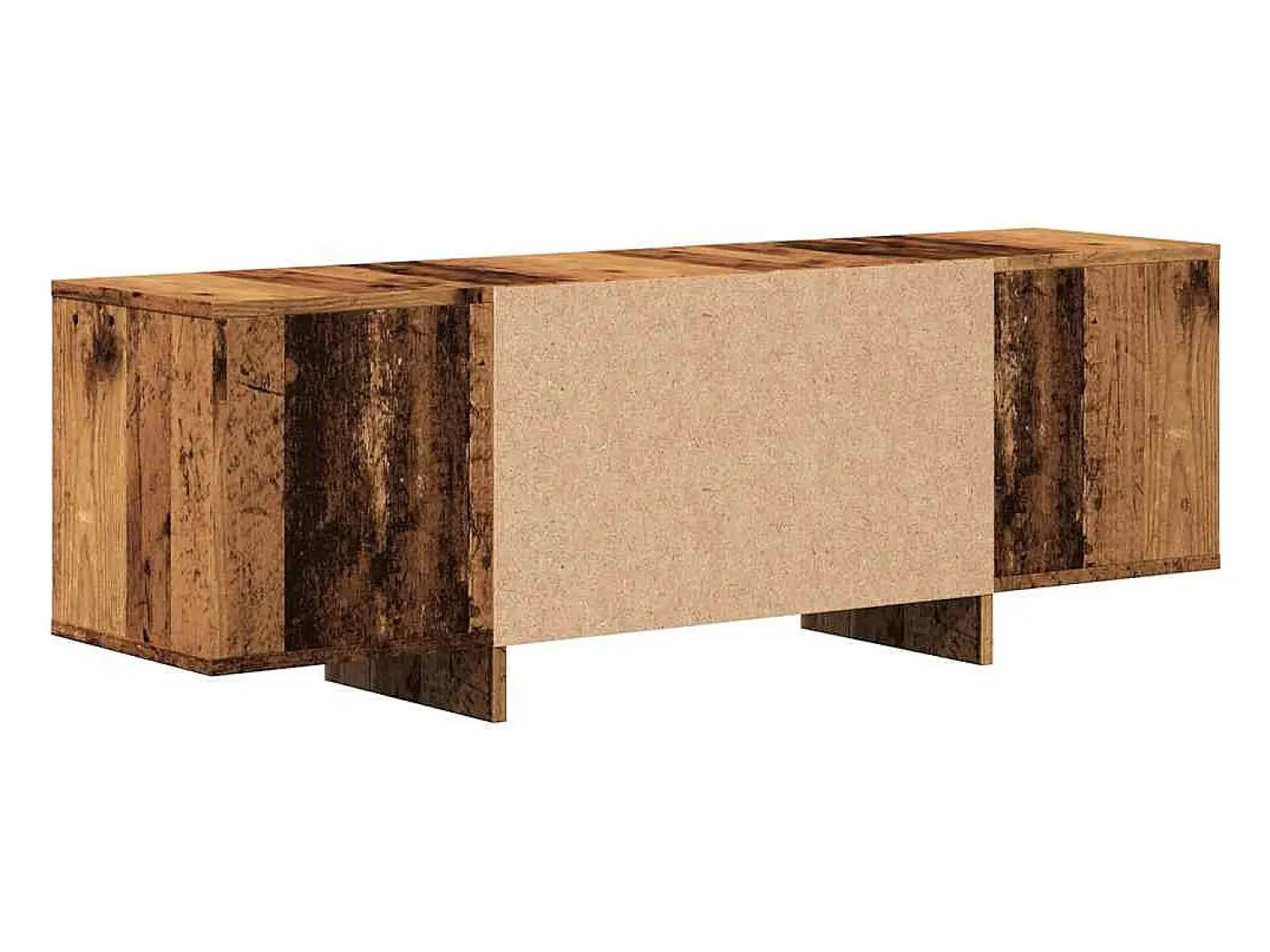 Hot vidaxl Móvel de TV 120x30x40,5 cm derivados de madeira madeira velha Natural claro