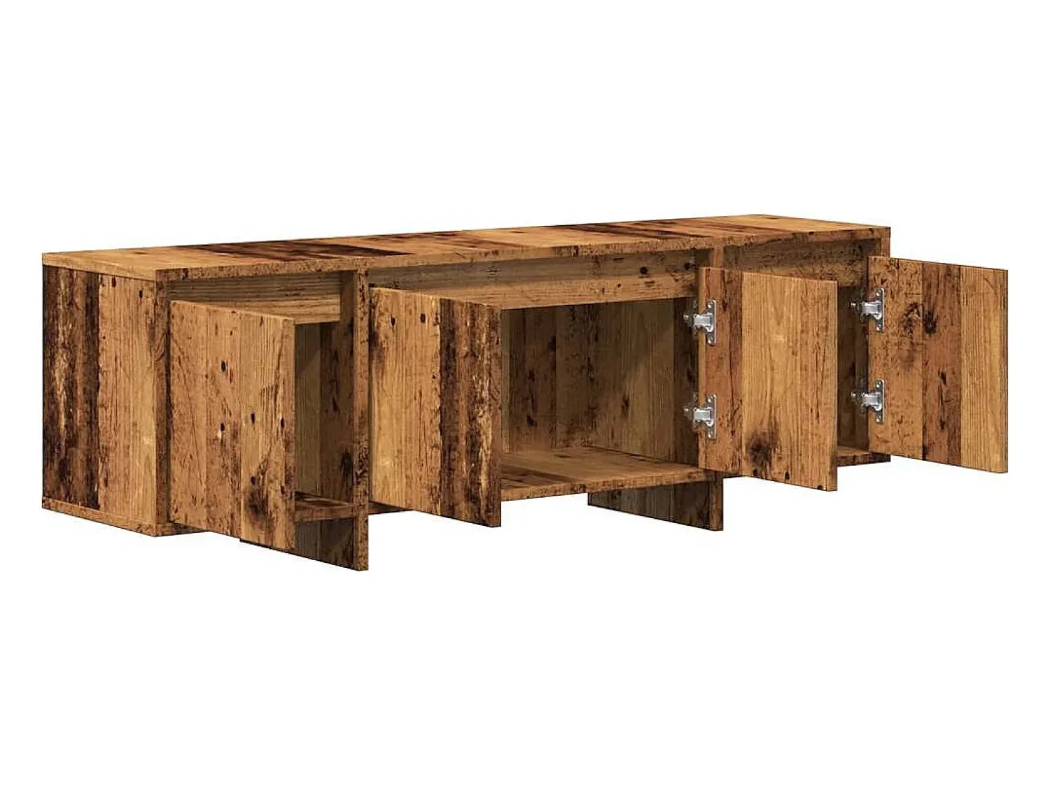 Hot vidaxl Móvel de TV 120x30x40,5 cm derivados de madeira madeira velha Natural claro