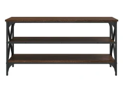 Móvel De Tv* Móvel de TV 100x40x50 cm derivados de madeira carvalho PT680336 Castanho