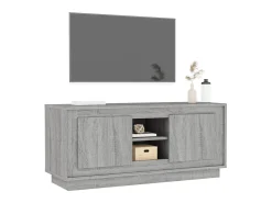 Móvel De Tv* Móvel de TV 102x35x45 cm derivados de madeira sonoma PT184868 Cinzento