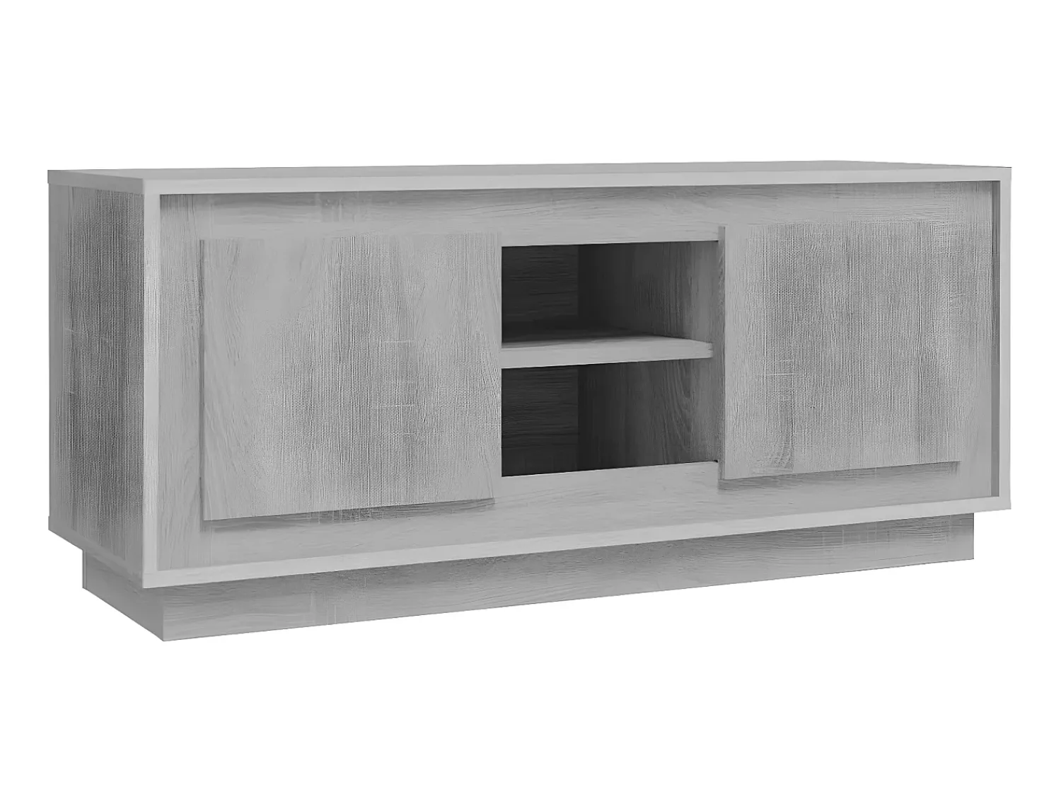 Móvel De Tv* Móvel de TV 102x35x45 cm derivados de madeira sonoma PT184868 Cinzento