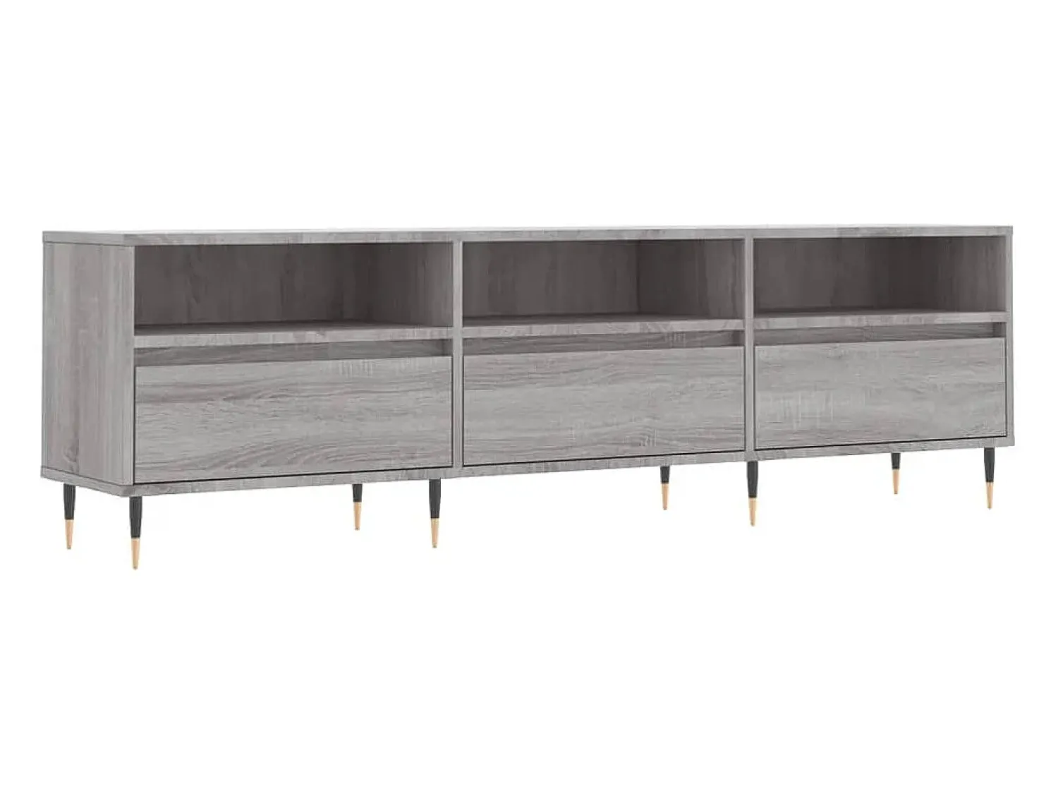 vidaxl Móvel de TV 150x30x44,5 cm derivados de madeira cinzento sonoma^ Móvel De Tv