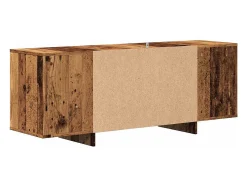 vidaxl Móvel de TV 130x35x50 cm derivados de madeira madeira velha^ Móvel De Tv