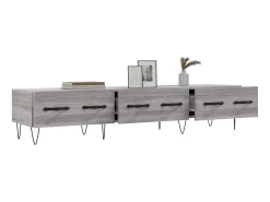 Móvel De Tv| Móvel de TV 150x36x30 cm derivados de madeira sonoma PT976356 Cinzento
