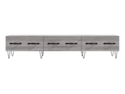 Móvel De Tv| Móvel de TV 150x36x30 cm derivados de madeira sonoma PT976356 Cinzento