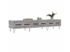 Móvel De Tv| Móvel de TV 150x36x30 cm derivados de madeira sonoma PT976356 Cinzento