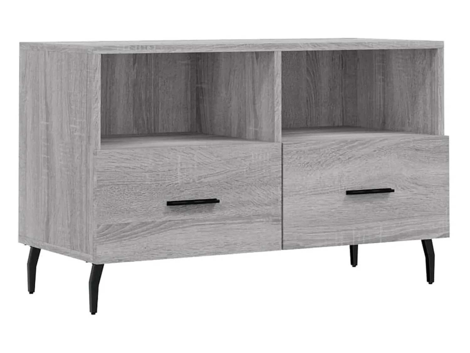 Móvel De Tv| Móvel de TV 80x36x50 cm derivados de madeira sonoma PT495026 Cinzento