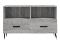 Móvel De Tv| Móvel de TV 80x36x50 cm derivados de madeira sonoma PT495026 Cinzento
